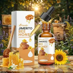 Jimerito Bee Honey Eye Drops Genuine Honey Eye Serum 30g Deep Hydration Anti-Aging Natural Plant-Based Gentle Daily Care with Dropper Moisturizing Soothing Moisture Hydrate