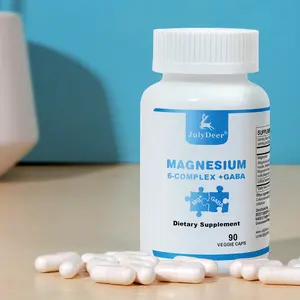 350mg of Magnesium Glycinate, Malate, Citrate, Taurine, Oxide, L-threonate for Muscles,Nerves,& Energy, GABA Sleep Support | High Absorption | Vegan | 90 Capsules