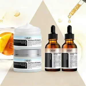 VGO Hydrating Vitamin C Serum & Snail Mucin - Ideal for Sensitive Skin Radiance Daily Radiant