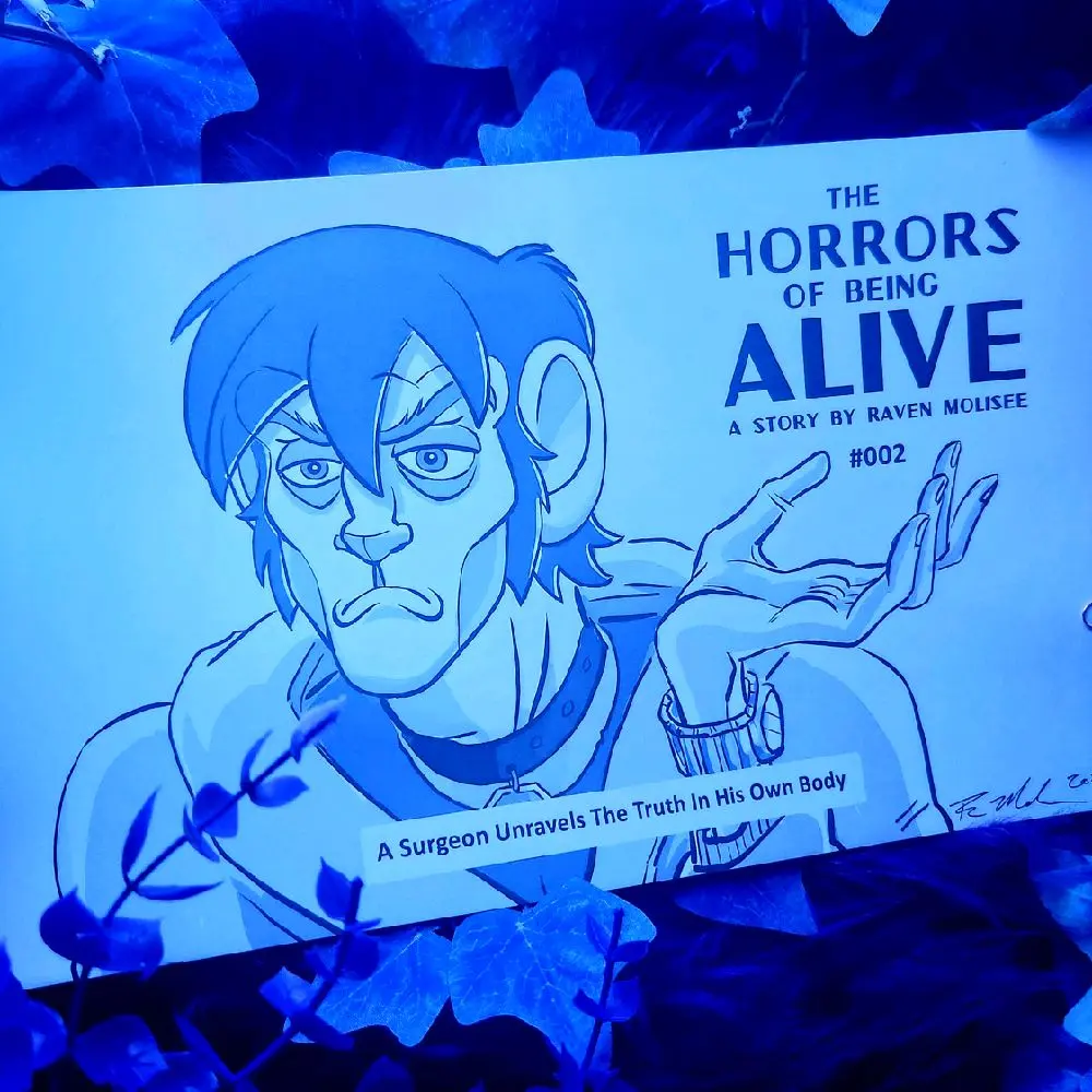 "The Horrors of Being Alive" Zine #002 — A Surgeon Unravels the Truth in His Own Body