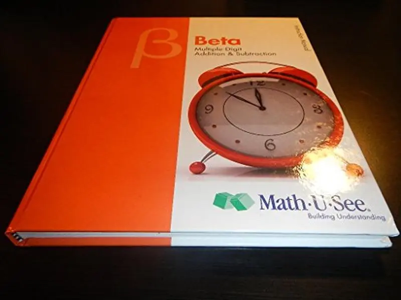 USED Book - Math U See Beta Instruction Manual by Steven P. Demme (Hardcover) - English