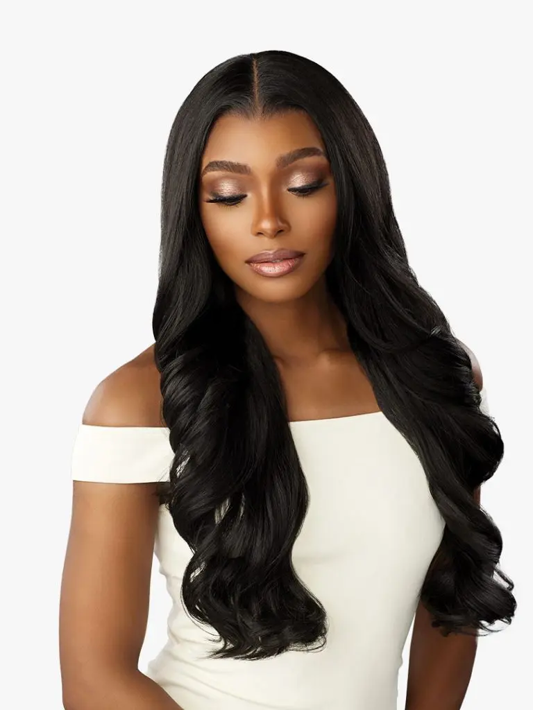 Sensationnel Crowned Edge Widow's Peak HD hairline 13x5 Lace Frontal Wig - WAVY 26" beautiful, lustruous waves