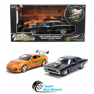 Jada 1:24 Fast & Furious Twin Pack – Dom’s Dodge Charger R/T and Brian’s Toyota Supra – 25 Years of Fast & Furious #37542