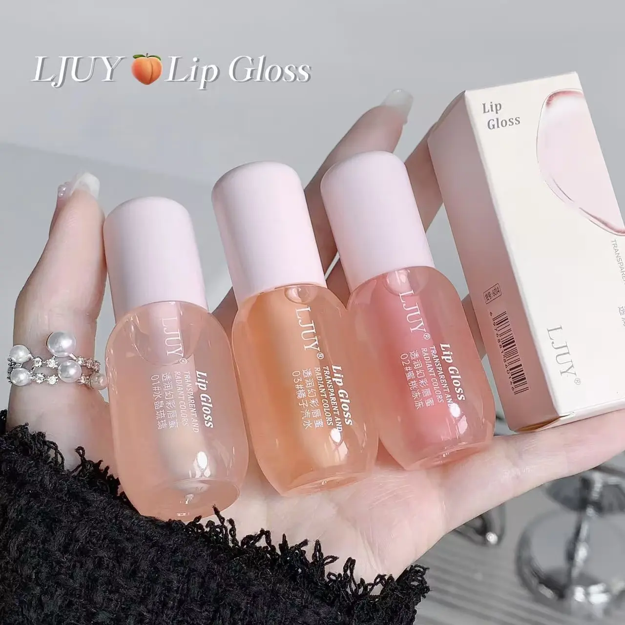 Lip Glaze- 3-in-1 Balm + Oil + Gloss - Nourishing Lipgloss - Long-lasting Shine & Hydration Moisturizing Hydrating, 3 Counts/set Moisturizing Lightweight  Lip Oil, Hydrating Lip Care Product for Women & Girls
