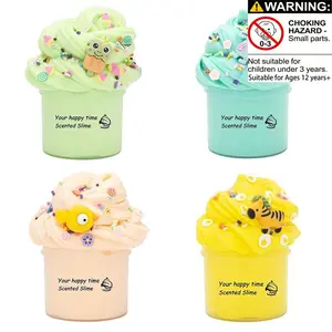 2.37oz Fluffy Cotton Mud Set, Soft Non-Sticky Modeling Clay Toy, Creative Fun DIY Children Education Birthday Gift Party Small Present, Soft Texture