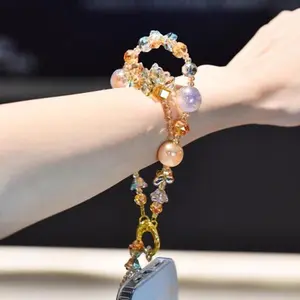 Chinese-style Dunhuang color mobile phone chain, original mobile phone lanyard, durable and sturdy wrist strap