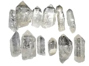 Clear Quartz Crystal Points | A grade | Quality Quartz Crystals For Decoration, Jewelry Making and Crafts, Meditation | Crystal Home Decor