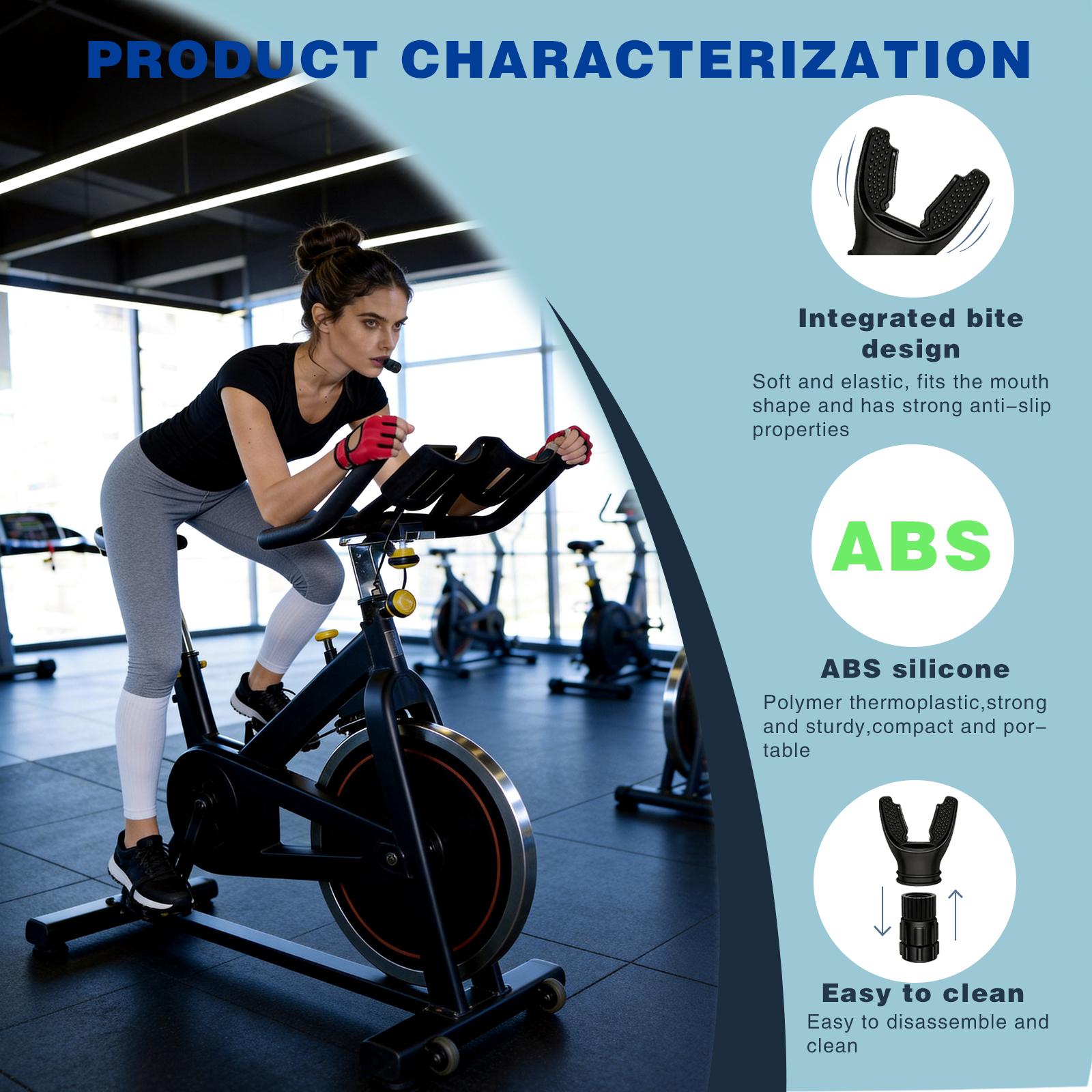 Portable breathing exercise device for lungs, Breathing trainer with Resistance Adjustable, Lung Trainer with excellent quality silicone, Improve Breathing Capacity and Endurance,Easy to Clean and Use,Father's Day Gift