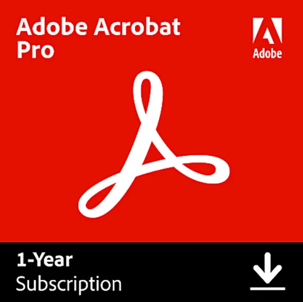 Adobe Acrobat Pro 2025, 1 Yr Subscription, Mac & Windows, Download