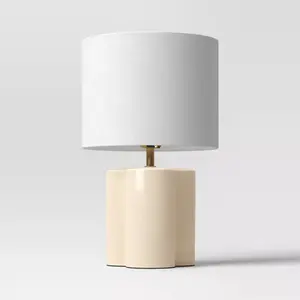 Modern Clover Table Lamp Cream - Threshold