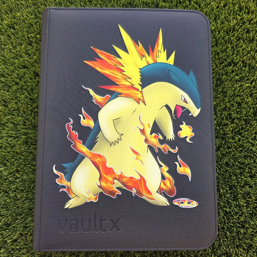 Vault X - Typhlosion Custom Trading Card Binder - Black Vault X - Typhlosion Custom Trading Card Binder - Black