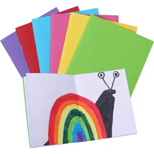 6 Pack Blank Books for Write Stories, Mini Notebooks Bulk Small Unlined Journals for Arts & Crafts,Drawing, Sketching, 24 Sheets/48 Pages (Colorful Covers, 4.3 x 5.6 In)