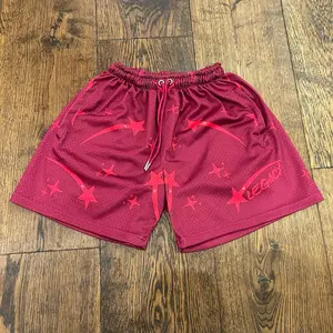 Pink Shooting Star Mesh Shorts
