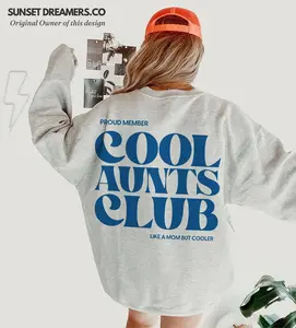 Cool Aunts Club Aunt Sweatshirt Cool Aunt Sweatshirt Cool Aunts Club Promoted To Aunt Cool Aunt Shirt Aunt Sweater Future Aunt Gifts Cool T-shirts, Crewnecks, Hoodies – Gifts Suitable for Anyone
