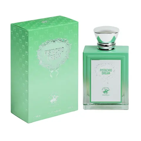 Beverly Hills Polo Club | Pistachio Dream Gourmand 3.4oz / 100ml Eau de Parfum Spray for Women – Sweet & Cozy Gourmand Fragrance with Pistachio & Vanilla Notes – Long-Lasting All-Day Scent | Ideal for Everyday Wear, Date Nights, or Special Occasions