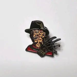New A Nightmare On Elm Street Freddy Krueger Enamel Pin