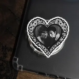 Heart Heated Rivalry Inspired Hockey Phone Grip, Ilya & Shane Bookish Grip, Gift For Fans, Hockey Griptok pop socket sticky magnetic mount TV Wireless Foldable Mag-Safe