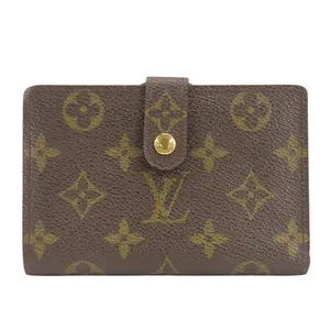 Pre-owned Louis Vuitton Canvas Small Leather Goods Monogram Bifold Wallet