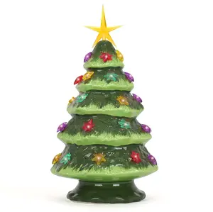 Artificial Cannabis Ceramic Christmas Tree