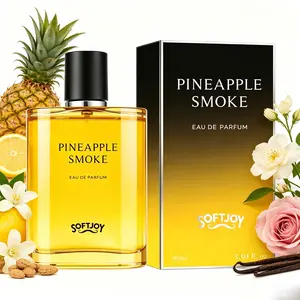 Pineapple Smoke Eau De Parfum 90ml (3.04oz) Lemon, Blackcurrant, Rose, Musk, Ambergris, Vanilla | Long Lasting Luxury Fragrance for Men | Premium Gift