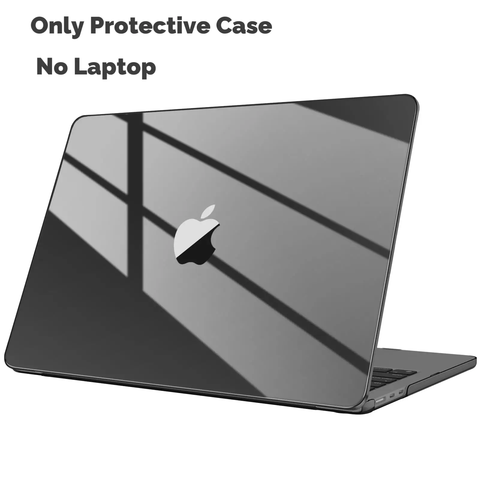 Fintie Crystal HardShell Case for MacBook Air 13.6 (M4/M3/M2 Chip, Model A3240/A3113/A2681), Ultra-Slim Transparent Protective Case for MacBook Air 13