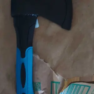 10” Outdoor Hatchet Forged Carbon Steel Heat Treated Hand Tool, Fiberglass Shock Reduction Handle with Anti-Slip Grip