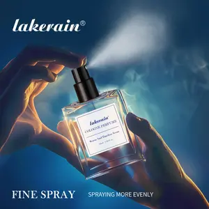 Lakerain Cologne Men's Charm Gentleman Musk Scent Men's Perfume Lasting Fragrance in Stock Live Stream