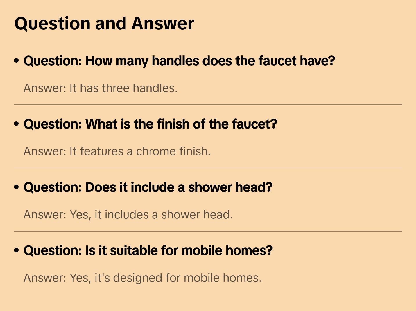 Empire Faucets Mobile Home 8" Chrome 3 Valve Tub & Shower Faucet J2700R-E