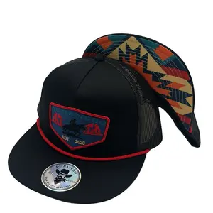 De Rancho Dessert Cowboy Hat (Black/Red) DR305