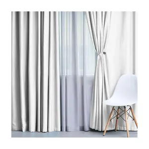 Superior Modern Solid Blackout 2-Piece Curtain Set, 42x84 Superior Modern Solid Blackout 2-Piece Curtain Set, 42x84