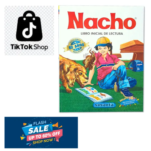 Nacho Series Initial Reading Children's Picture Book, Kids' Early Learning Book