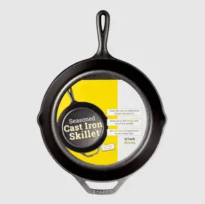 LG 12" Seasoned Cast Iron Skillet