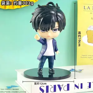 10CM Anime SOLO LEVELING Sung Jin Woo Figure Q Version Standing Posture Model Toys Gifts Collection Action Ornaments PVC