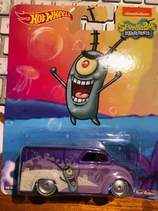 Hot Wheels Pop Culture, SpongeBob Dairy Delivery Diecast Model Car