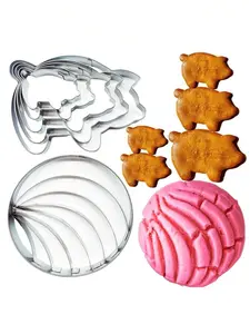 1/5/6pcs Mexican Bread Mold, Pig Cookie Cutter, DIY Mexican Bread Cutter