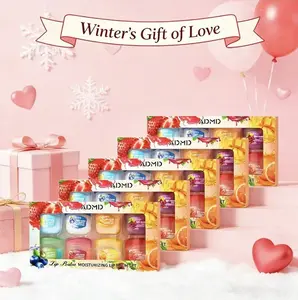 8pcs Fruit Flavored Night Lip Balm - Moisturizing & Nourishing Lip Care for Soft & Smooth Lips - Festive Gift Set with 8 Variants Christmas Winter Party Family Gift Night Lip Mask Valentine's Day