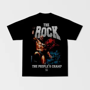 Dwayne Johnson The Rock Vintage Wrestling Graphic T-Shirt YK100301
