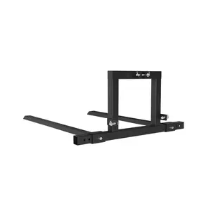 Adjustable Width 28"-45" 1500 lbs Capacity 3 Point Hitch Pallet Forks - Adjustable Width 28"-45  for Category 1 Tractors - Quick Hitch Compatible - Ideal for Logs, Fields, Farming Equipment " Heavy Duty Attachment