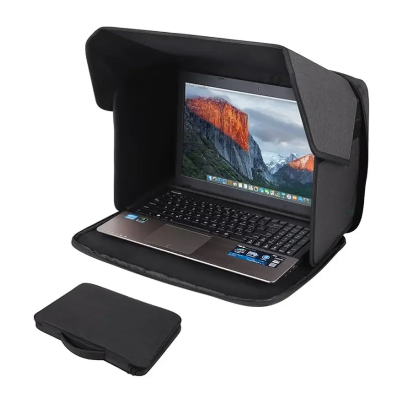 Outdoor Laptop Sunshade Privacy Cover, Foldable Portable Computer Cover Protector for Sports & Outdoor Use, Computer Covers