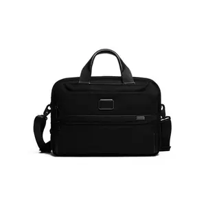 TUMI Alpha 3 Business Nylon Laptop Bag with Three Compartments for Men in Black