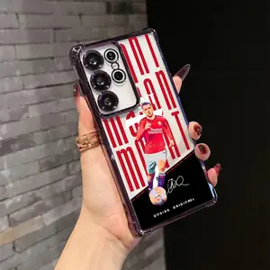 Popular Football Star Phone Case for Samsung Galaxy S25,S24,s23 s22, 51, FE Ultra Plus 4G/5G - Anti-Drop Transparent Soft Back Cover, Animal Phone Case, Glow In The Dark Phone Case, Phone Cover Cute, Rectangle Phone Case, Charging Case