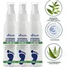 3-Pack Tea Tree Oil Base Moisturizing Spray Bottles, Antibacterial Hand & Foot Care Aid for Cracked Feet, Nail Fungus & All Skin Types, Unisex Daily Use, Christmas Gift