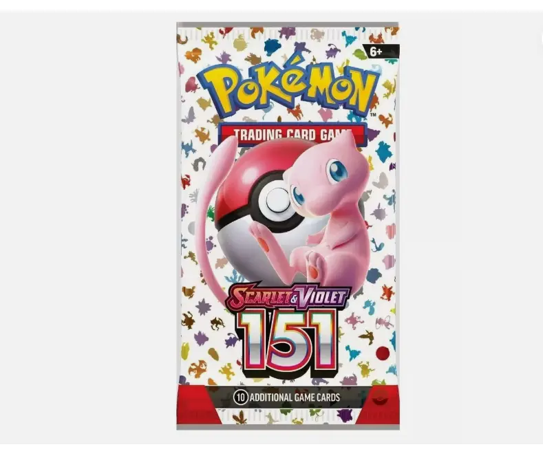 Pokemon TCG: Scarlet & Violet - 151 Booster Pack with 10 Cards and Basic  Energy - TikTok Shop