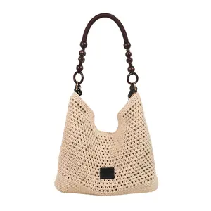 Bohemia Beach Bag for Women, Macrame Shoulder Tote Bag, Crossbody Purse, Travel Beach Bag, Summer Top-Handle Hobo Bags 2026