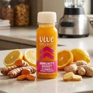 Vive Organic Vitamin C Ginger & Turmeric Immunity Boost Shot