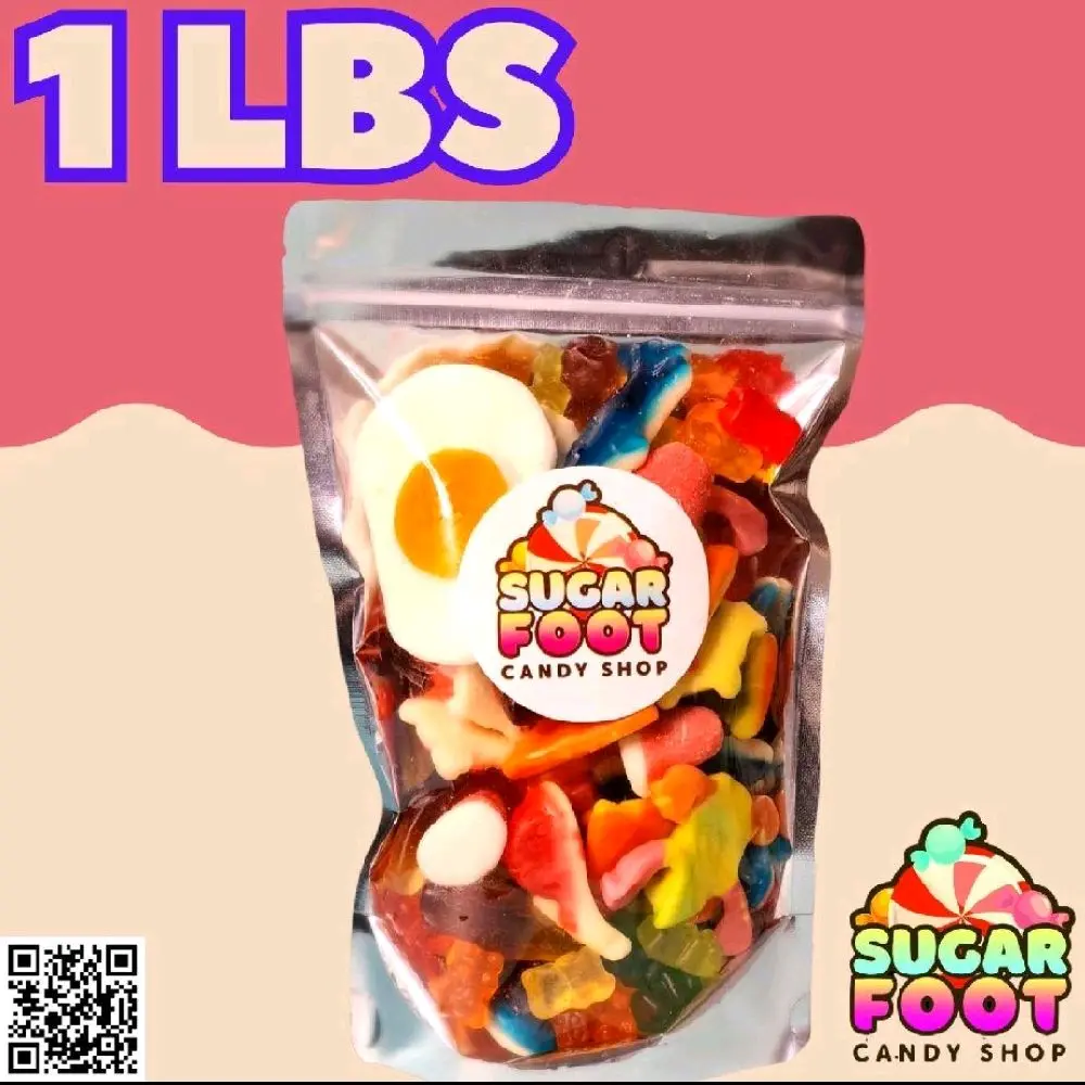 1 POUND MIX, GREAT ASSORTMENT  OF GUMMIES