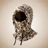 Unisex Thick Fleece Ski Mask - Free Size, Adjustable Strap, Stretchable, Windproof Thermal, Breathable Material, Hood, Full Face & Extended Neck Protection, Light Warm Helmet Liner for Skiing, Commuting