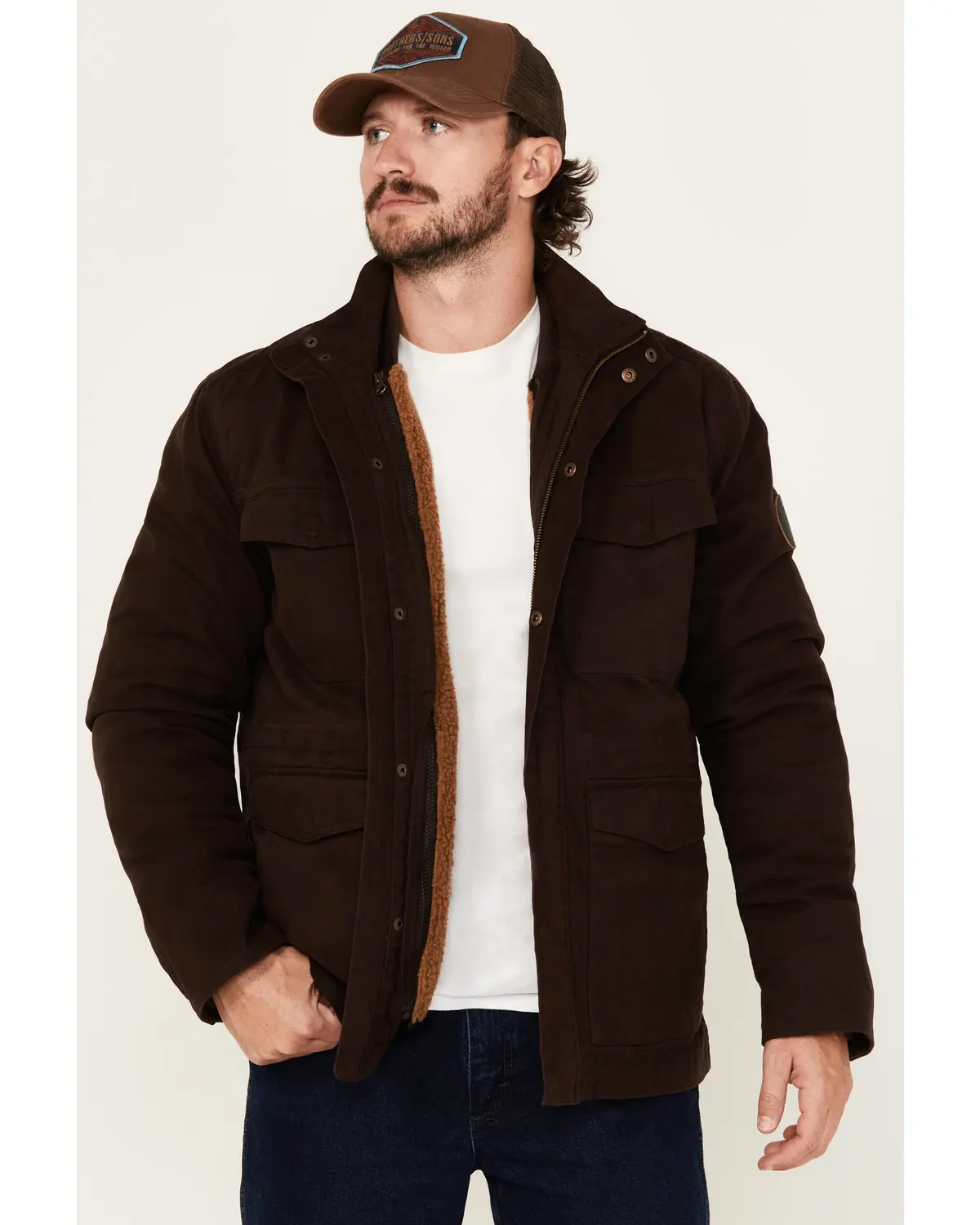 Brothers And Sons Men's Men'S Hashem 3 In 1 Sherpa Lined Jacket - Basfa24o44-Dkbn