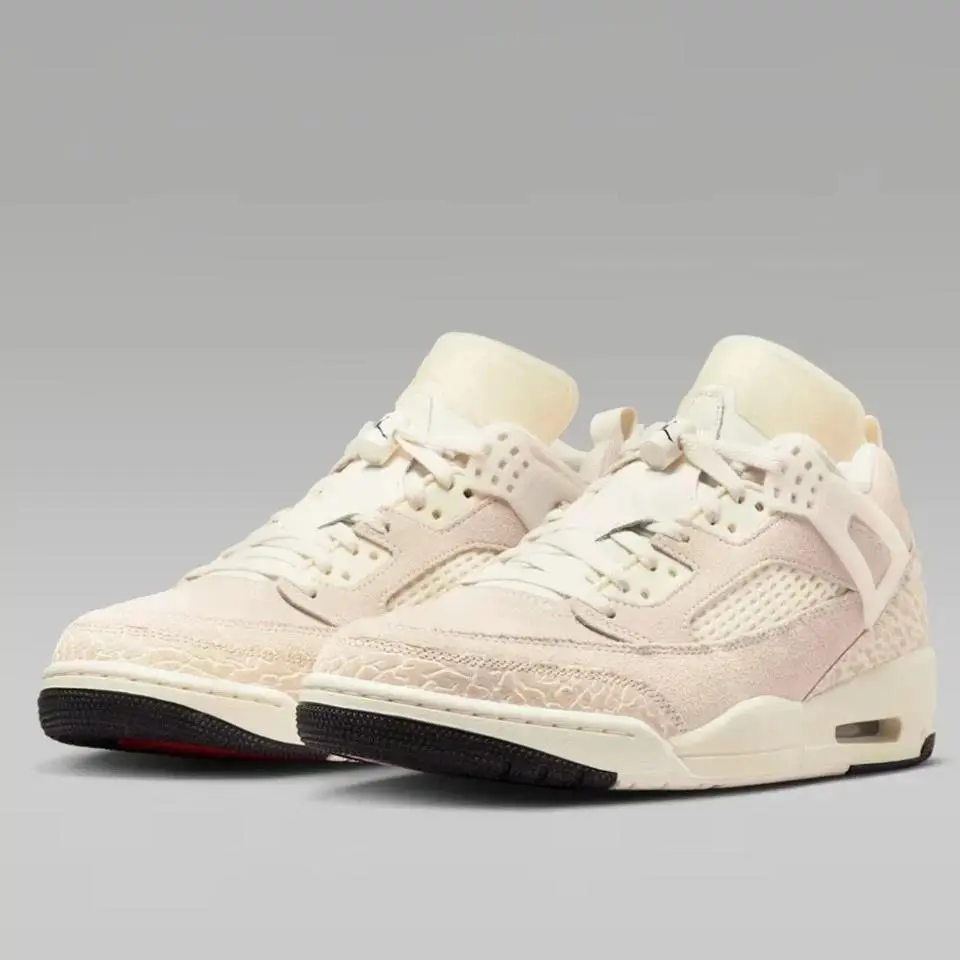 Jordan Spizike Low  Sail Suede Men's IQ0303-133 New Sneakers