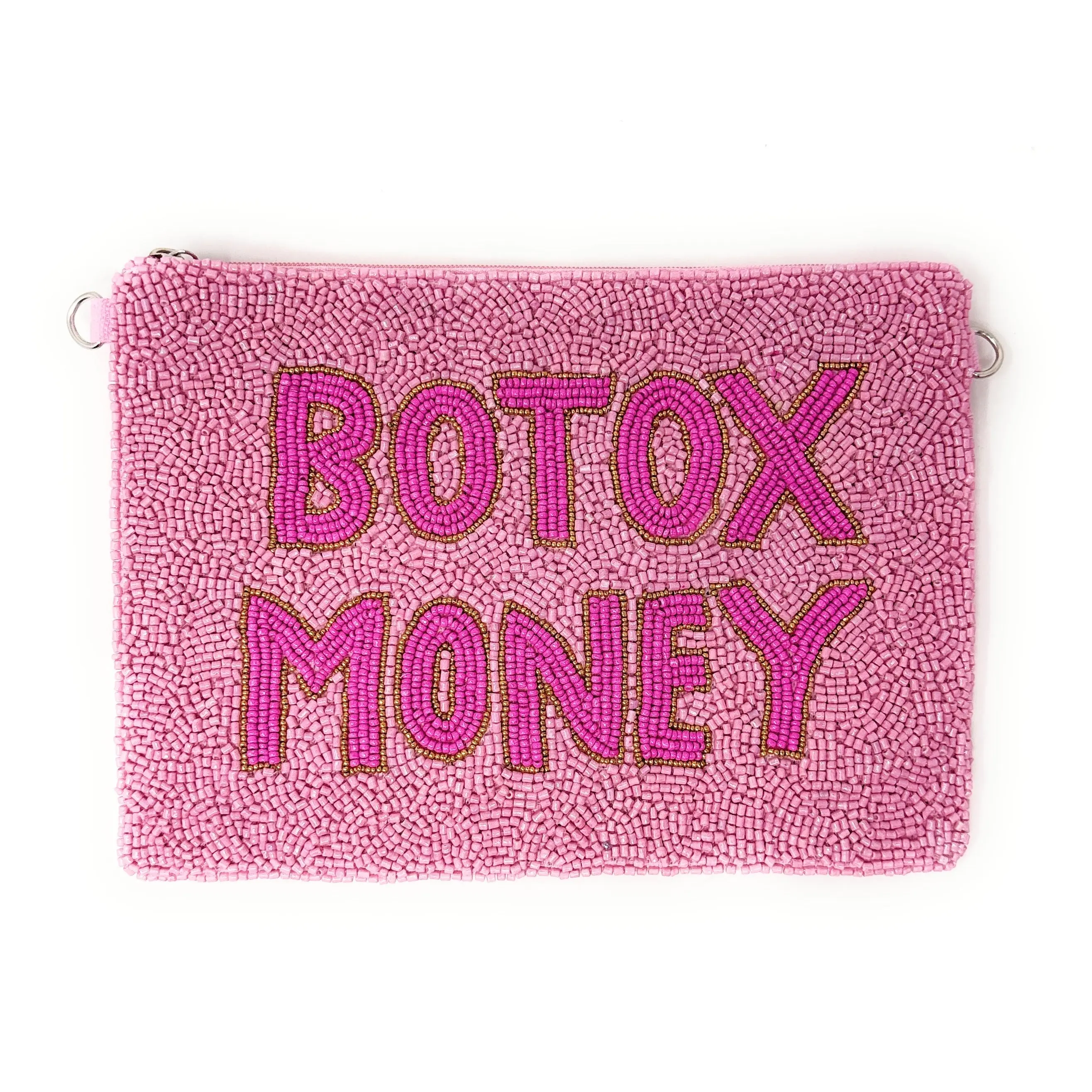 Women's Beaded Wallet, Large Botox Money Pouch, Beaded Bag Women's Wallets
